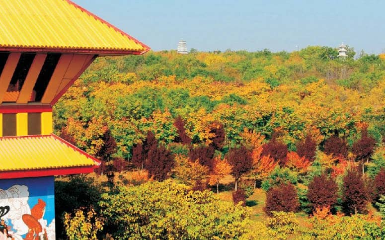 西安鳳棲園:福容宮紀(jì)念堂-西安市鳳棲山人文紀(jì)念園